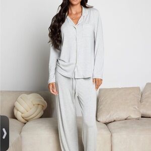Comfrt Women's Gray Sleepwear Set size Med $55.00